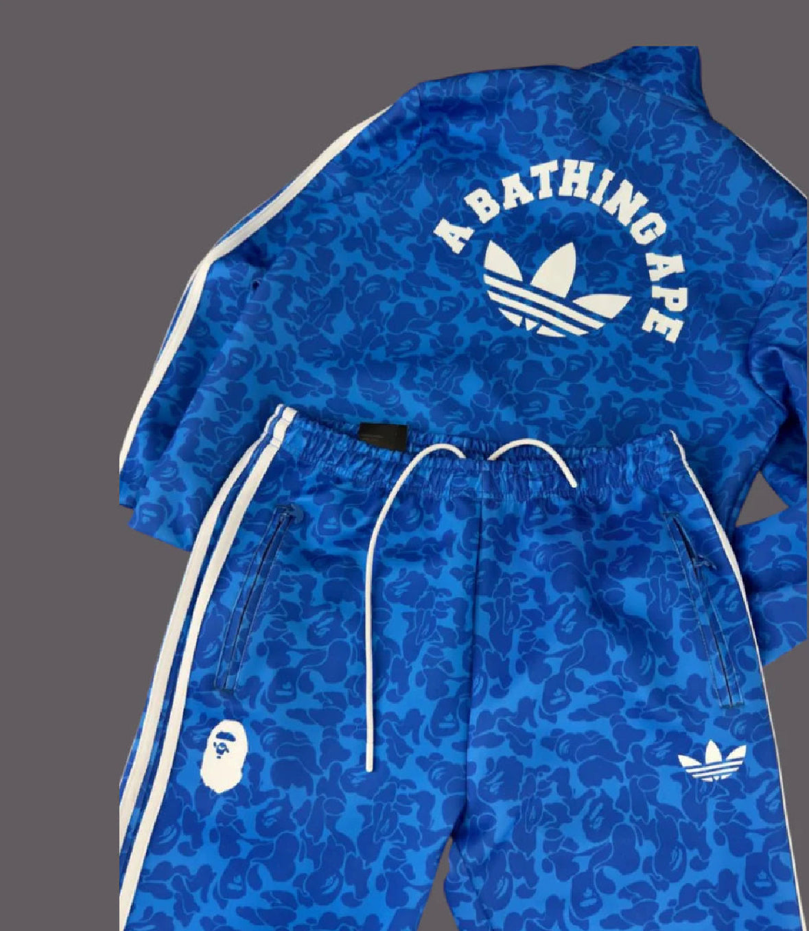 A Bape / Adidas tracksuit